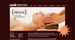 Desktop Screenshot of luxedayspaohio.com